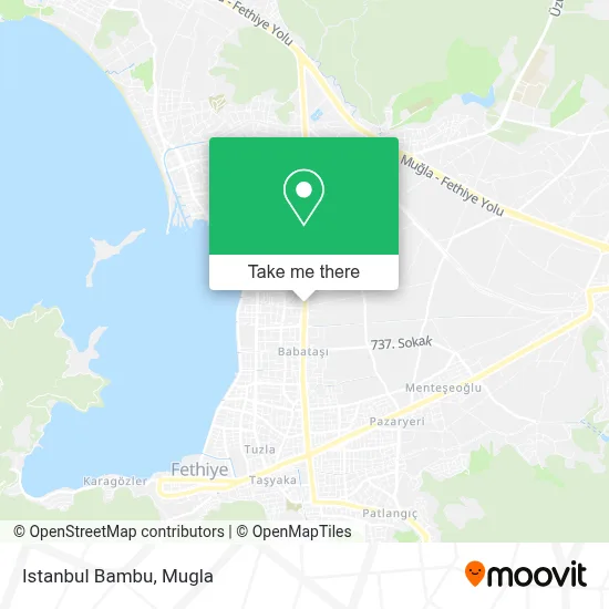 Istanbul Bambu map