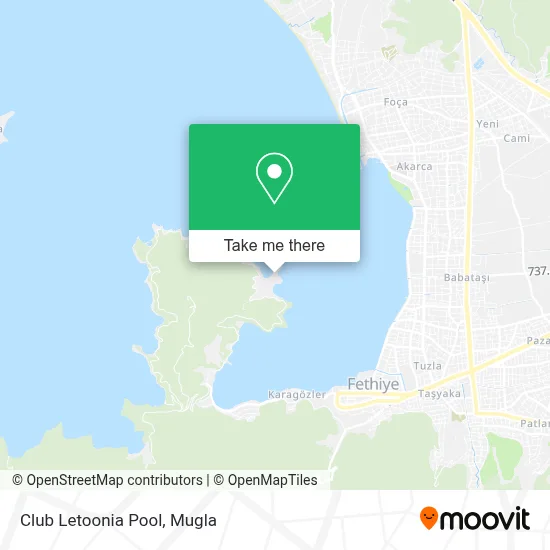 Club Letoonia Pool map