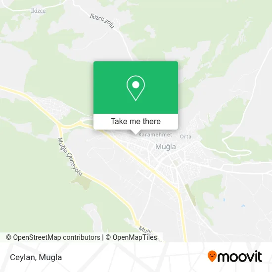 Ceylan map
