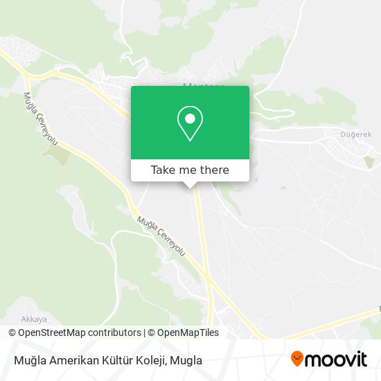 Muğla Amerikan Kültür Koleji map