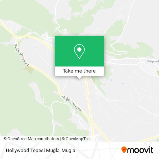 Hollywood Tepesi Muğla map