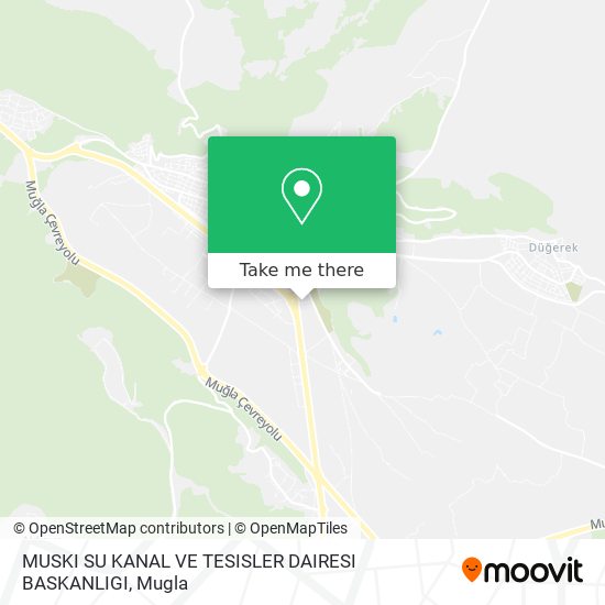 MUSKI SU KANAL VE TESISLER DAIRESI BASKANLIGI map