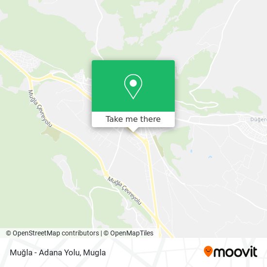 Muğla - Adana Yolu map