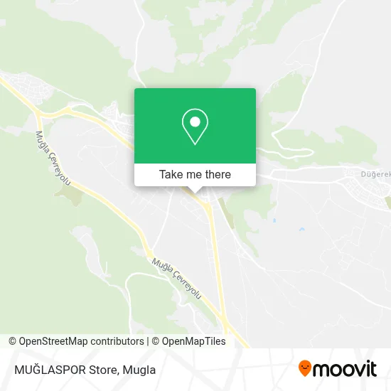 MUĞLASPOR Store map