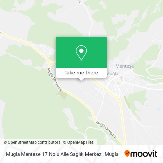 Mugla Mentese 17 Nolu Aile Saglık Merkezi map
