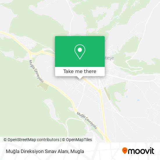 Muğla Direksiyon Sınav Alanı map