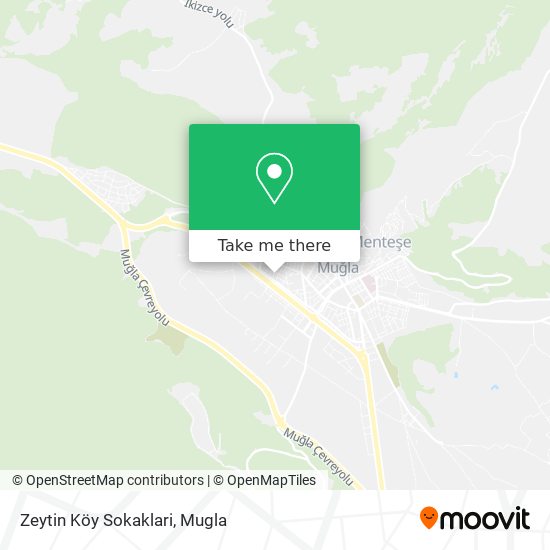 Zeytin Köy Sokaklari map