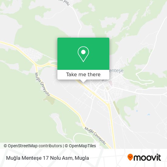 Muğla Menteşe 17 Nolu Asm map