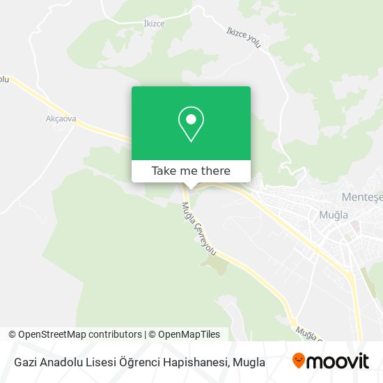 Gazi Anadolu Lisesi Öğrenci Hapishanesi map