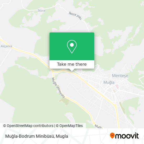 Muğla-Bodrum Minibüsü map