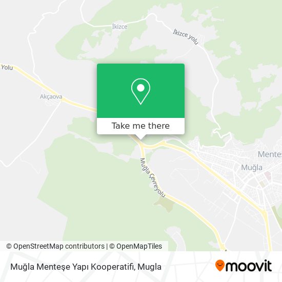 Muğla Menteşe Yapı Kooperatifi map