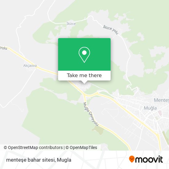 menteşe bahar sitesi map