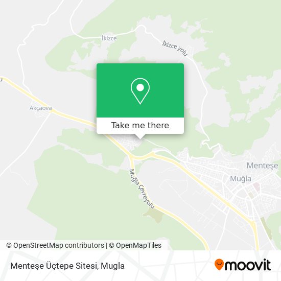 Menteşe Üçtepe Sitesi map