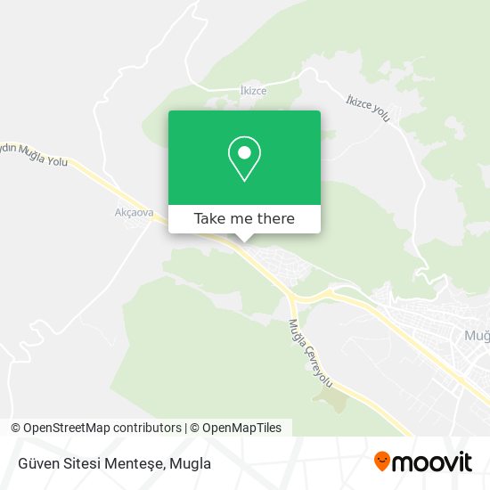 Güven Sitesi Menteşe map
