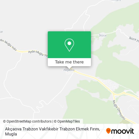Akçaova Trabzon Vakfıkebir  Trabzon Ekmek Fırını map