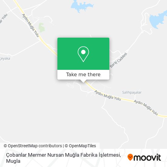 Çobanlar Mermer Nursan Muğla Fabrika İşletmesi map