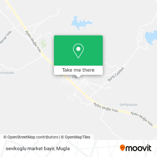 sevikoglu market bayir map