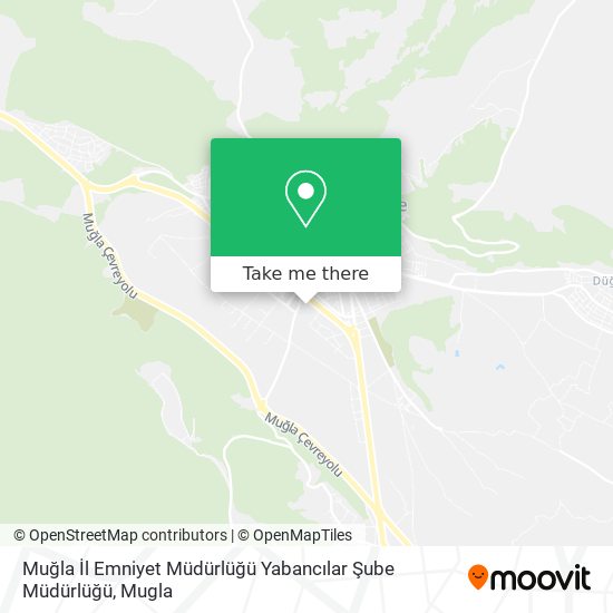 Muğla İl Emniyet Müdürlüğü Yabancılar Şube Müdürlüğü map