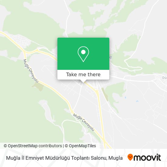 Muğla İl Emniyet Müdürlüğü  Toplantı Salonu map