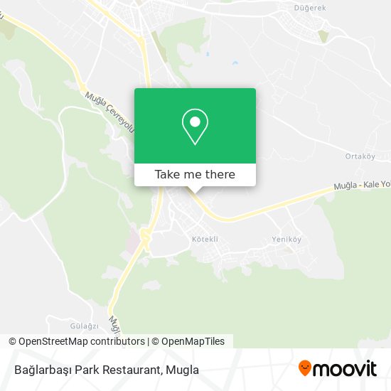 Bağlarbaşı Park Restaurant map