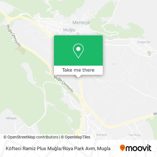 Köfteci Ramiz Plus Muğla / Rüya Park Avm map