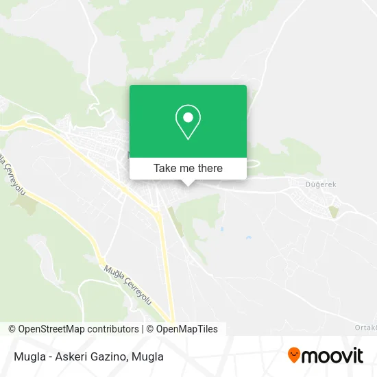 Mugla - Askeri Gazino map