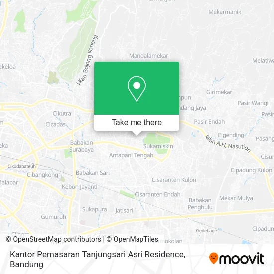 Kantor Pemasaran Tanjungsari Asri Residence map