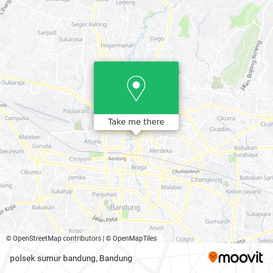 polsek sumur bandung map