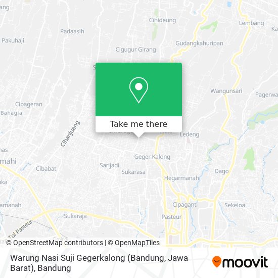 Warung Nasi Suji Gegerkalong (Bandung, Jawa Barat) map