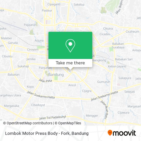 Lombok Motor Press Body - Fork map