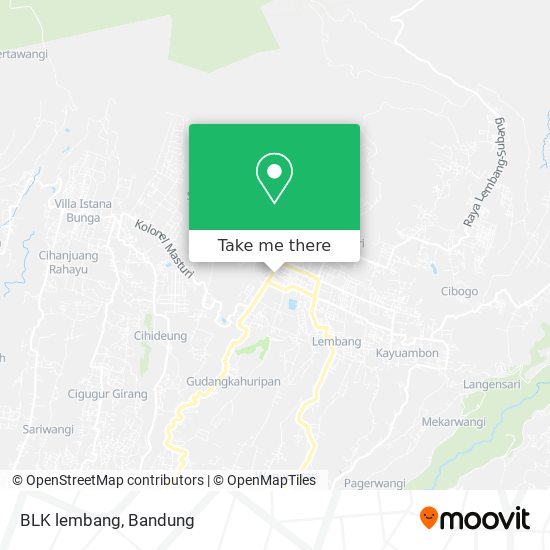 BLK lembang map