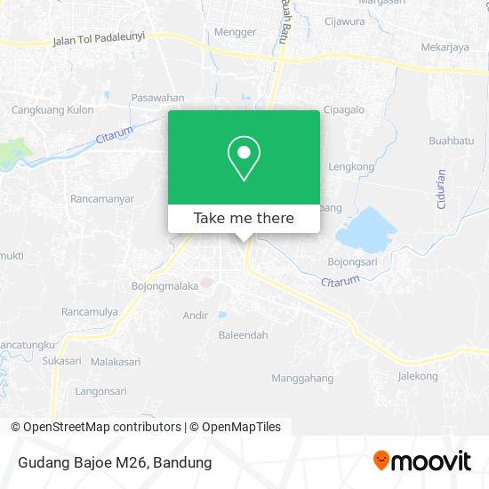 Gudang Bajoe M26 map