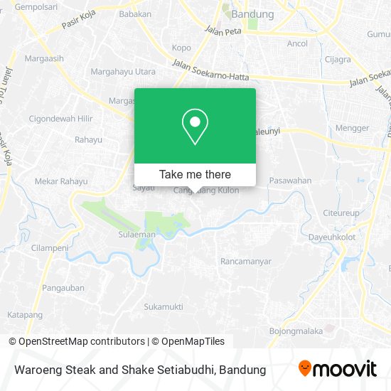 Waroeng Steak and Shake Setiabudhi map