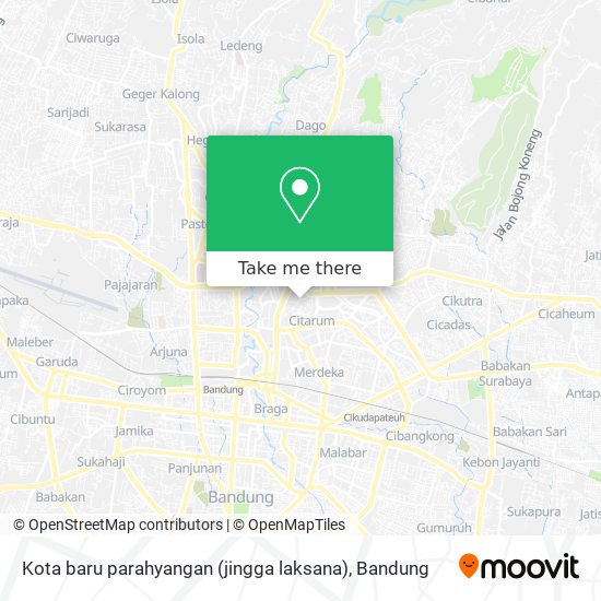 Kota baru parahyangan (jingga laksana) map