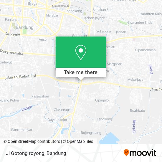 Jl Gotong royong map