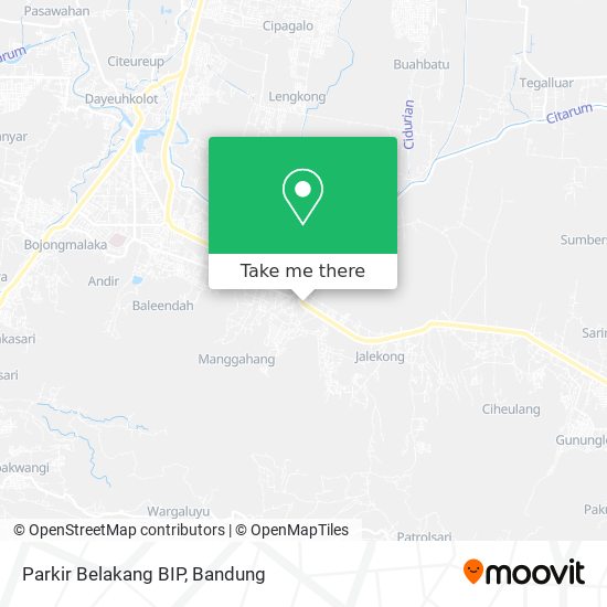 Parkir Belakang BIP map