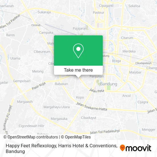 Happy Feet Reflexology, Harris Hotel & Conventions map