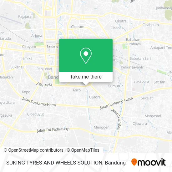 SUKING TYRES AND WHEELS SOLUTION map