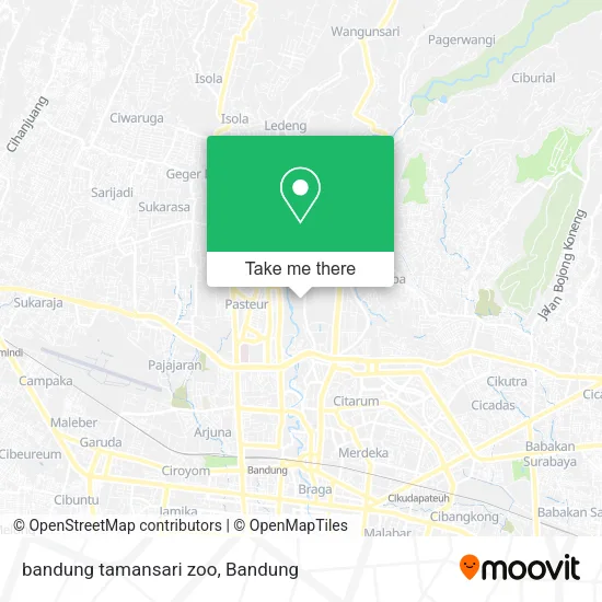 bandung tamansari zoo map