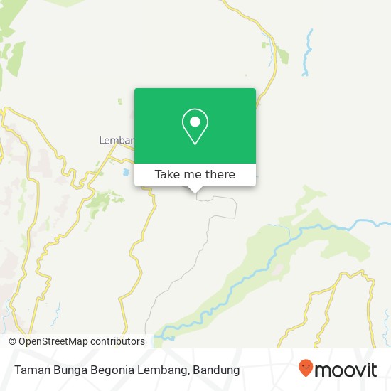 Taman Bunga Begonia Lembang map