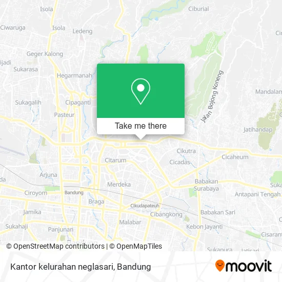 Kantor kelurahan neglasari map