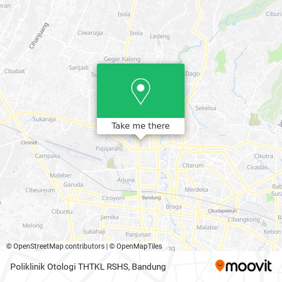 Poliklinik Otologi THTKL RSHS map