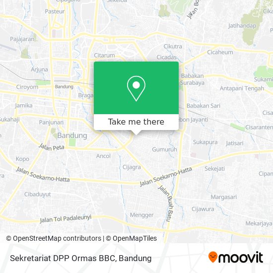 Sekretariat DPP Ormas BBC map