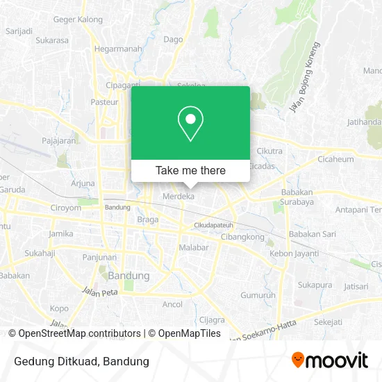 Gedung Ditkuad map