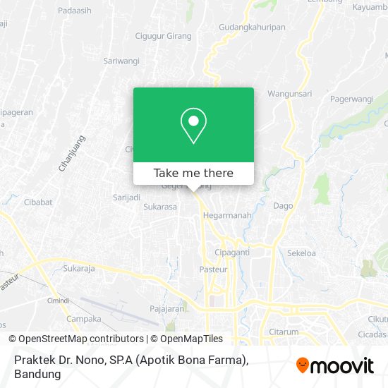 Praktek Dr. Nono, SP.A (Apotik Bona Farma) map