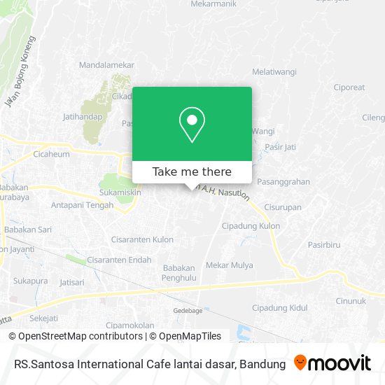 RS.Santosa International Cafe lantai dasar map