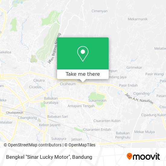 Bengkel "Sinar Lucky Motor" map