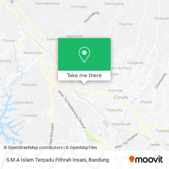 S.M.A Islam Terpadu Fithrah Insani map