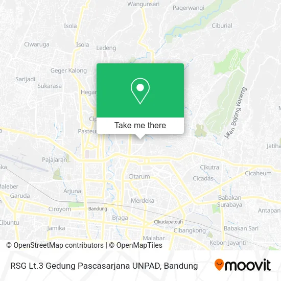 RSG Lt.3 Gedung Pascasarjana UNPAD map
