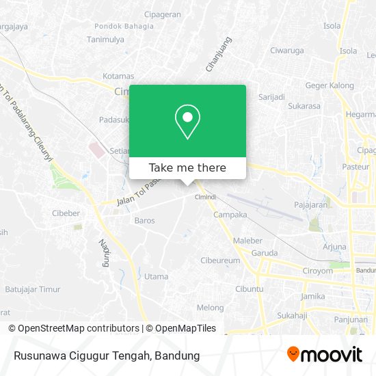 Rusunawa Cigugur Tengah map